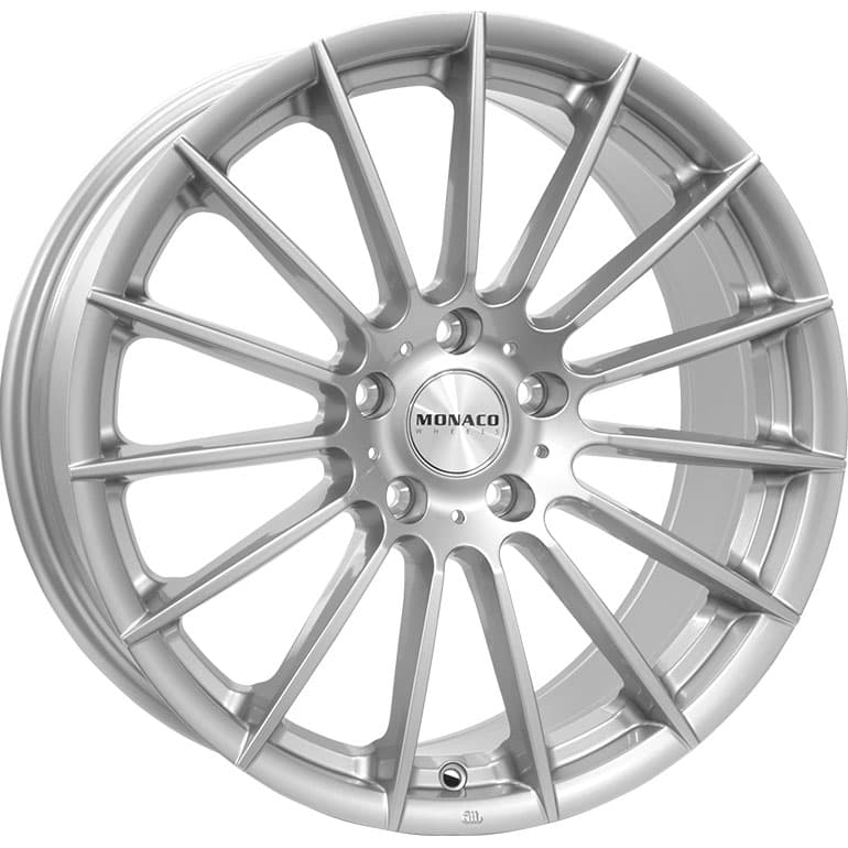 7.5X17 MNC FORMULA SILVER 5/112 ET45 CH66.5