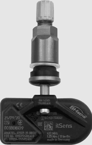 IT SENS TPMS itSens 1 Förprogrammerad (Clamp-in) Titan - fälg
