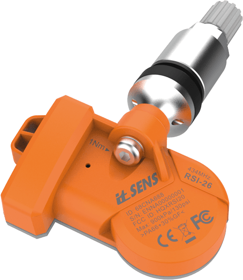 IT SENS TPMS itSens Universal (Clamp-in) Silver - fälg