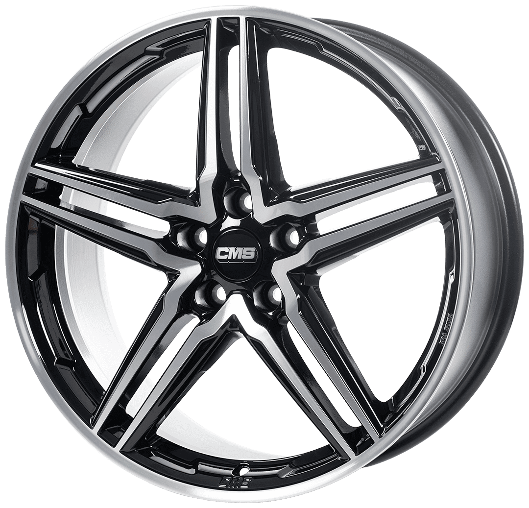 CMS 8.0x19 5/108 ET42 63.4 CMS C29 Black Polish - 8/5R19