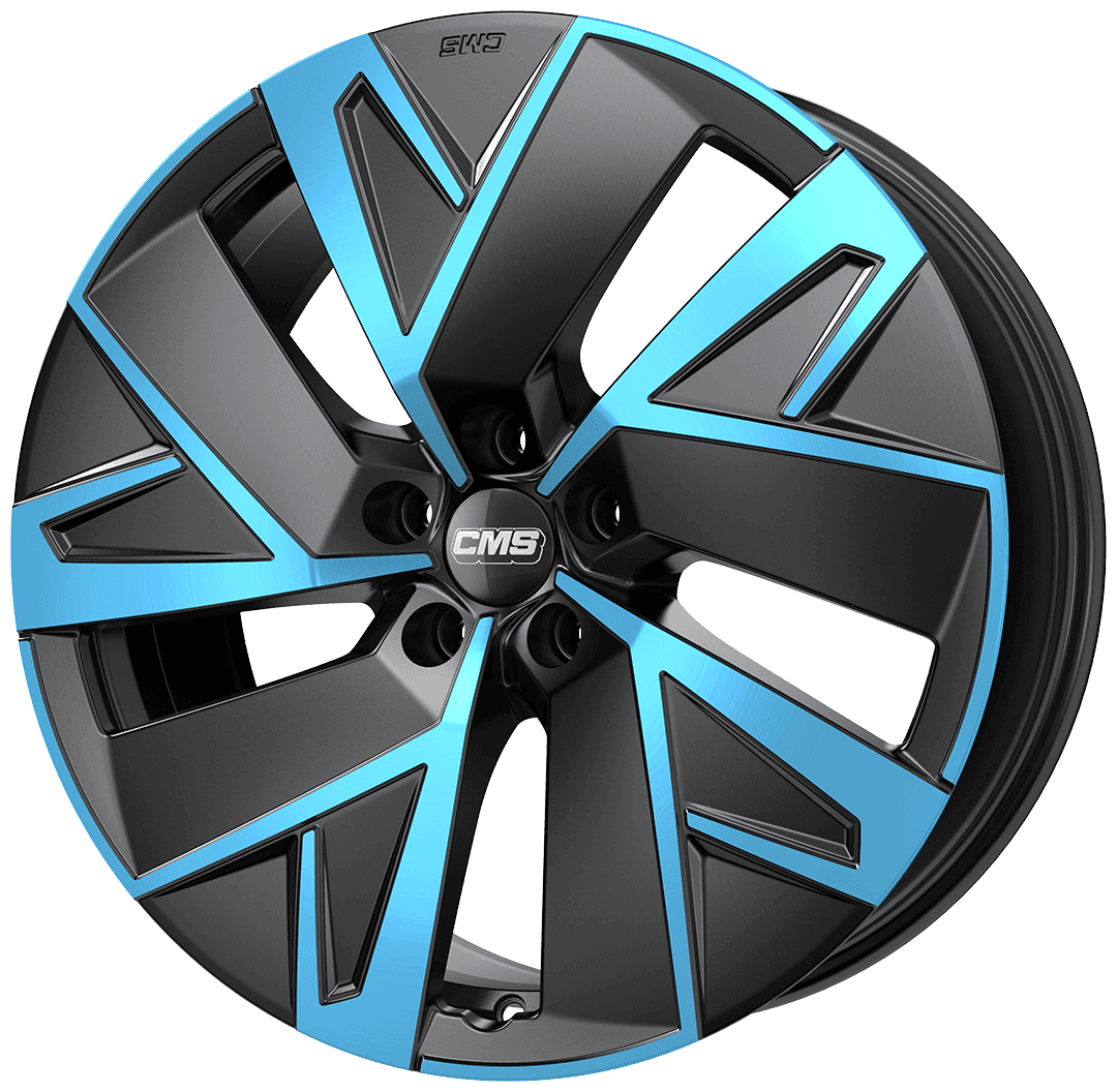 CMS 8,0X19 CMS C32-AERO 5/112 ET45 CH57,1 Black and Blue - 8/5R19