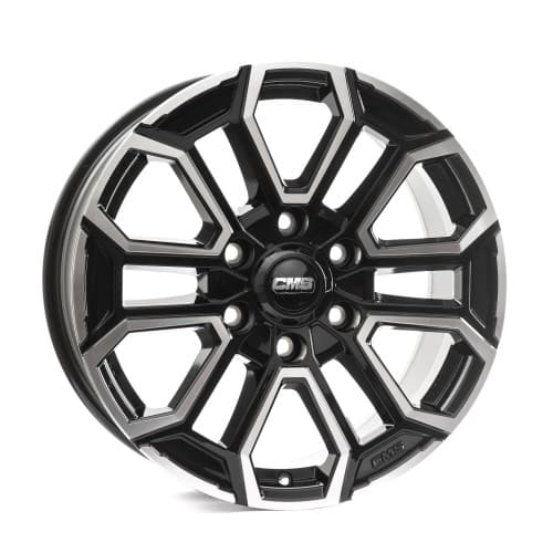 CMS 8,0X18 CMS C35 Black Polished 6/139,7 ET45 CH93,1 - 8/6R18