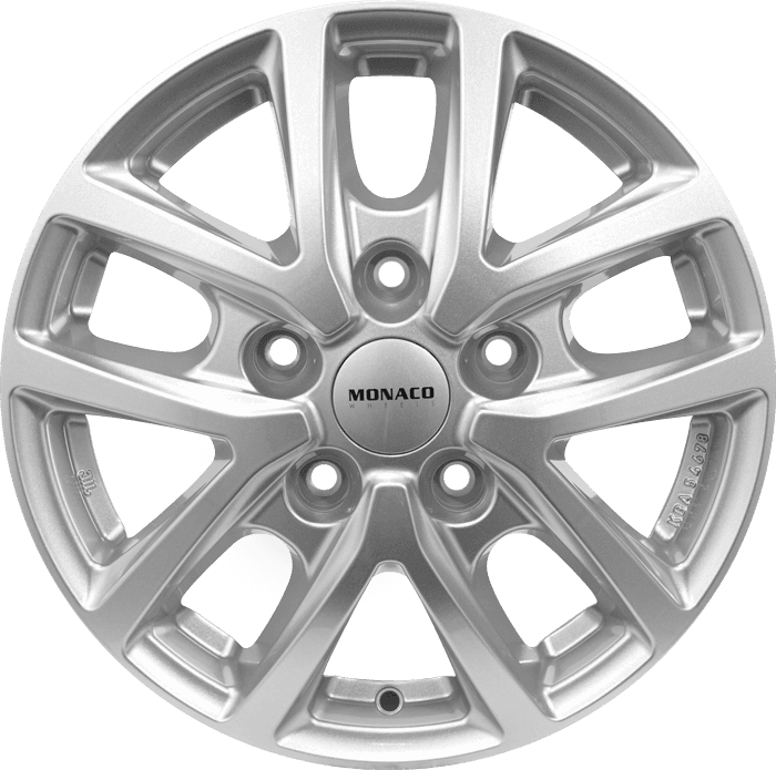 6,5X16 MONACO WHEELS CL2T Silver 5/130   ET66 CH78,1