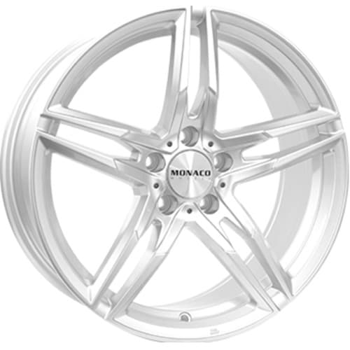 7.5X17 MONACO GP1 SILVER 5/120 ET35 CH72.6