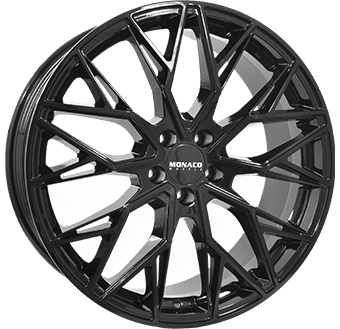 8,0X18 MONACO WHEELS GP15 Gloss Black 5/114,3 ET40 CH73,1