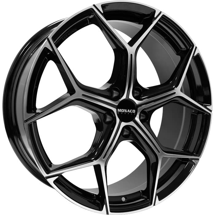 8,0X19 MONACO WHEELS GP16 Blk/Pol 5/114,3 ET45 CH73,1