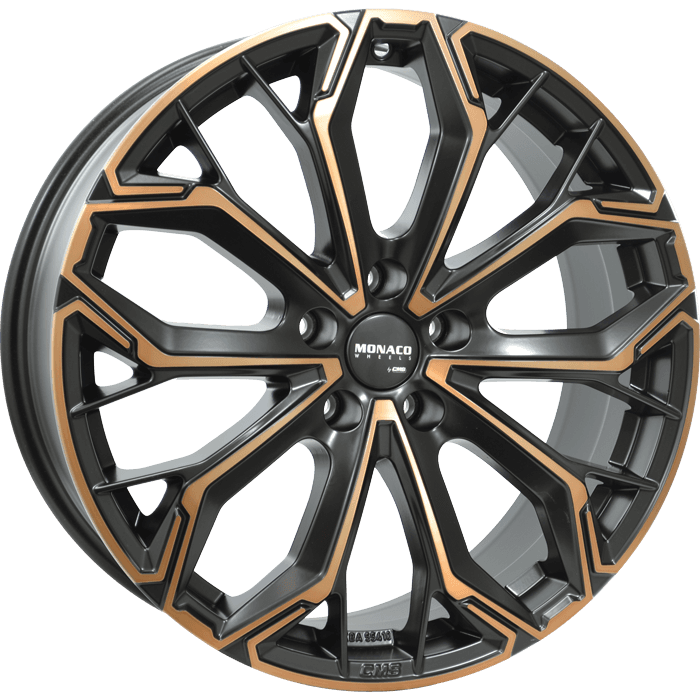 8,5X20 MONACO WHEELS GPC17 BLK/COP 5/112 ET34,6 66,4