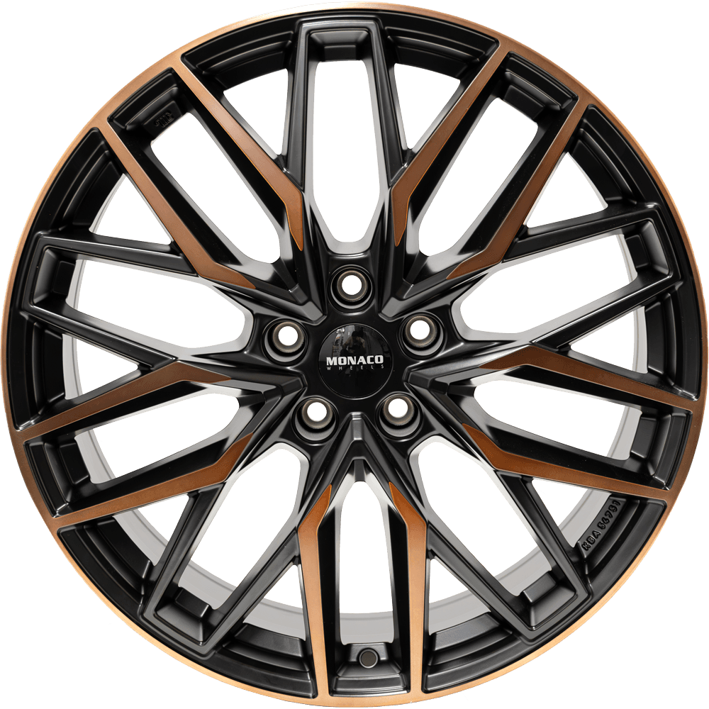 MONACO WHEELS 8,0X20 MONACO WHEELS GPX Black Copper 5/112 ET40 CH57,1 - 8/5R20