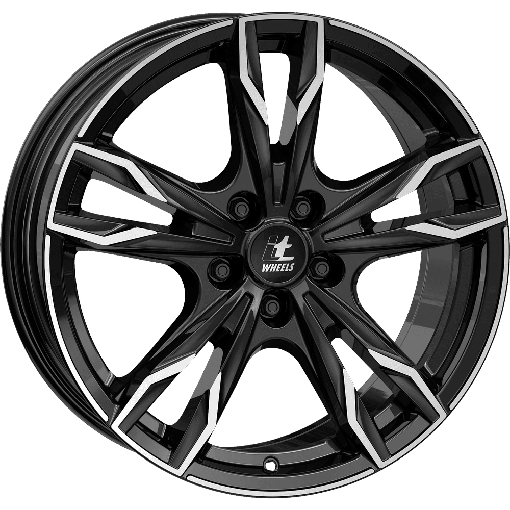 7,5X17 IT Wheels Gina Black/Pol 5/112 ET29 CH66,5