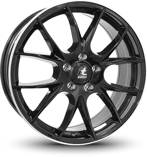 7,0X17 IT WHEELS KIRA Blk Lip Pol 5/100 ET46 CH57,1