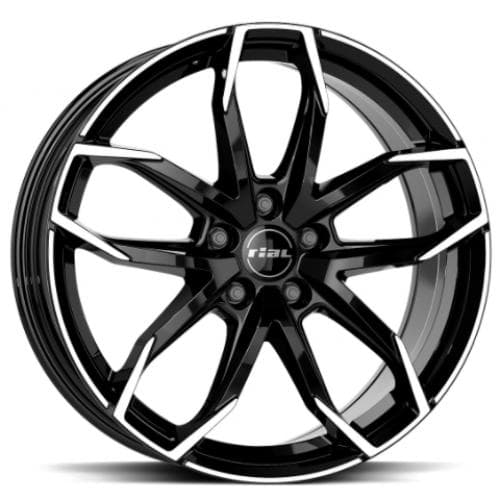6,5X16 RIAL LUCCA BLK POL 4/100 ET45 CH63,3