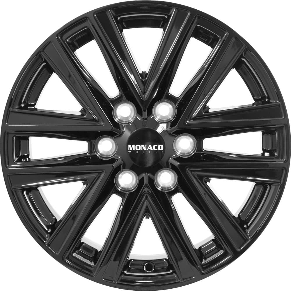 6,5X16 MONACO WHEELS VT1 6/120 ET49,5 CH74,6 Black