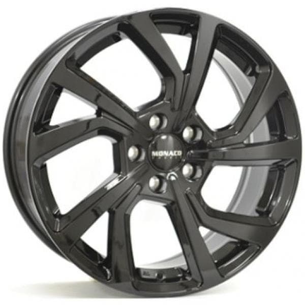 7.5X18 MONACO WHEELS PACE 5/108 ET45 CH63.4 BLACK